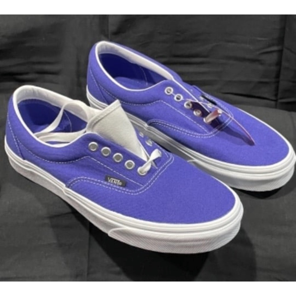 Vans Era Purple Canvas Low Top Skate Sneakers Womens 10 Mens 8.5 VN000EWZPUR